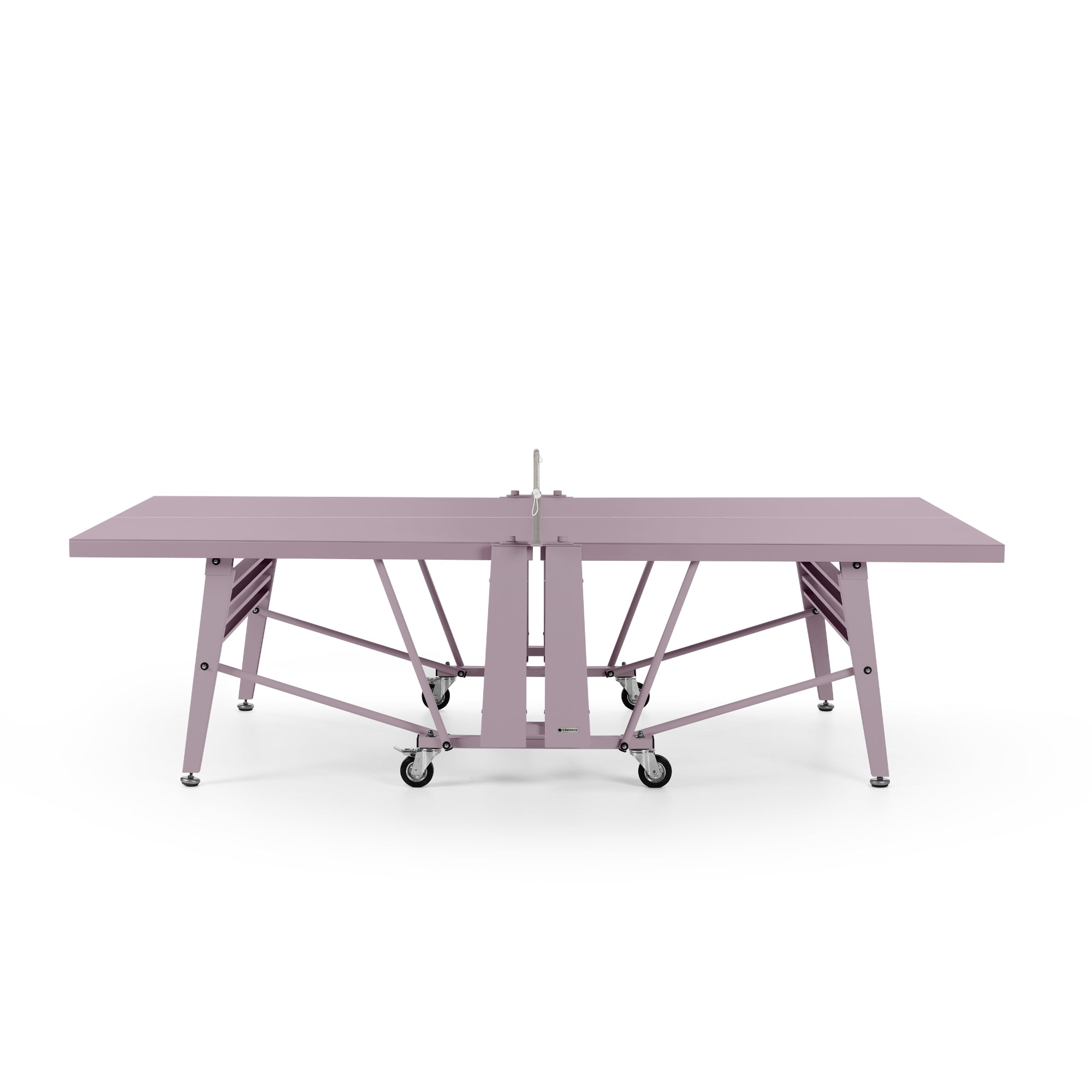 RS Barcelona Folding Ping Pong Table, Monochrome – Modern Game Table in Pastel Violet