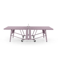 RS Barcelona Folding Ping Pong Table, Monochrome – Modern Game Table in Pastel Violet