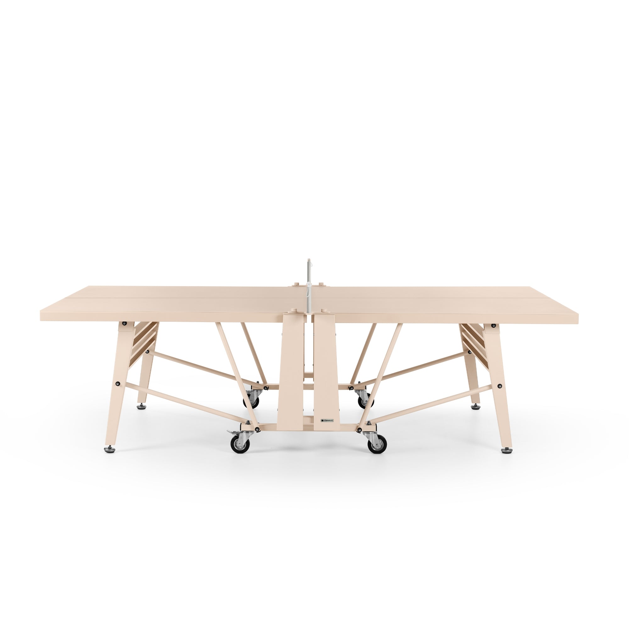 RS Barcelona Folding Ping Pong Table, Monochrome – Modern Game Table in Peach Rose