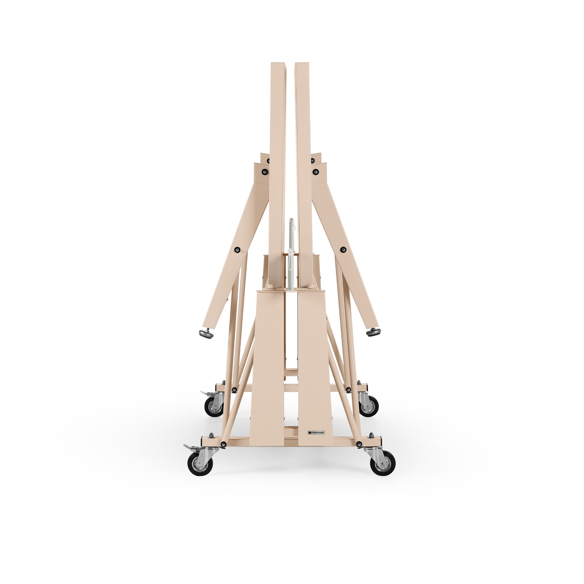 RS Barcelona Folding Ping Pong Table, Monochrome – Luxury Game Table in Peach Rose