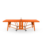 RS Barcelona Folding Ping Pong Table, Monochrome – Modern Game Table in Pure Orange