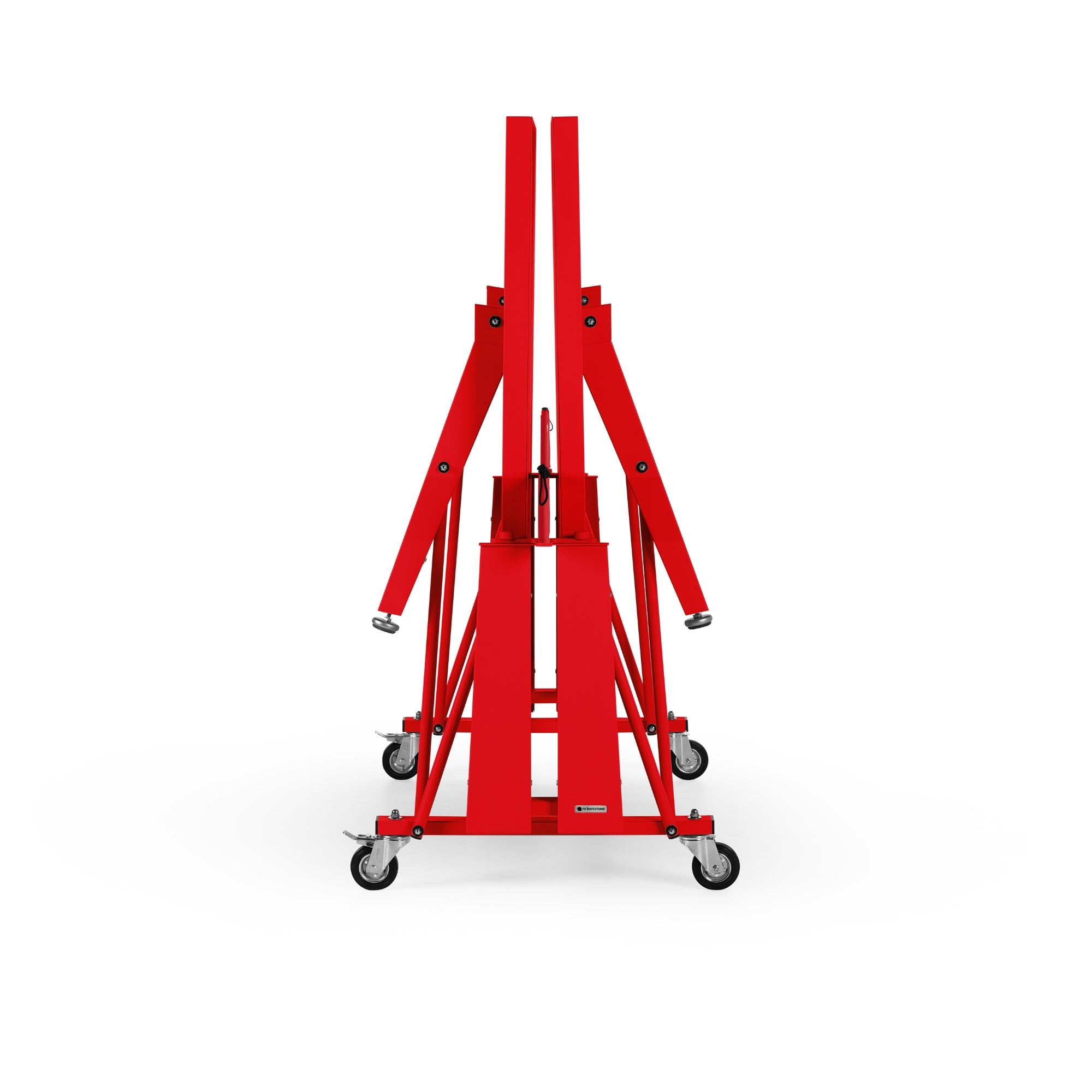 RS Barcelona Folding Ping Pong Table, Monochrome – Luxury Game Table in Red