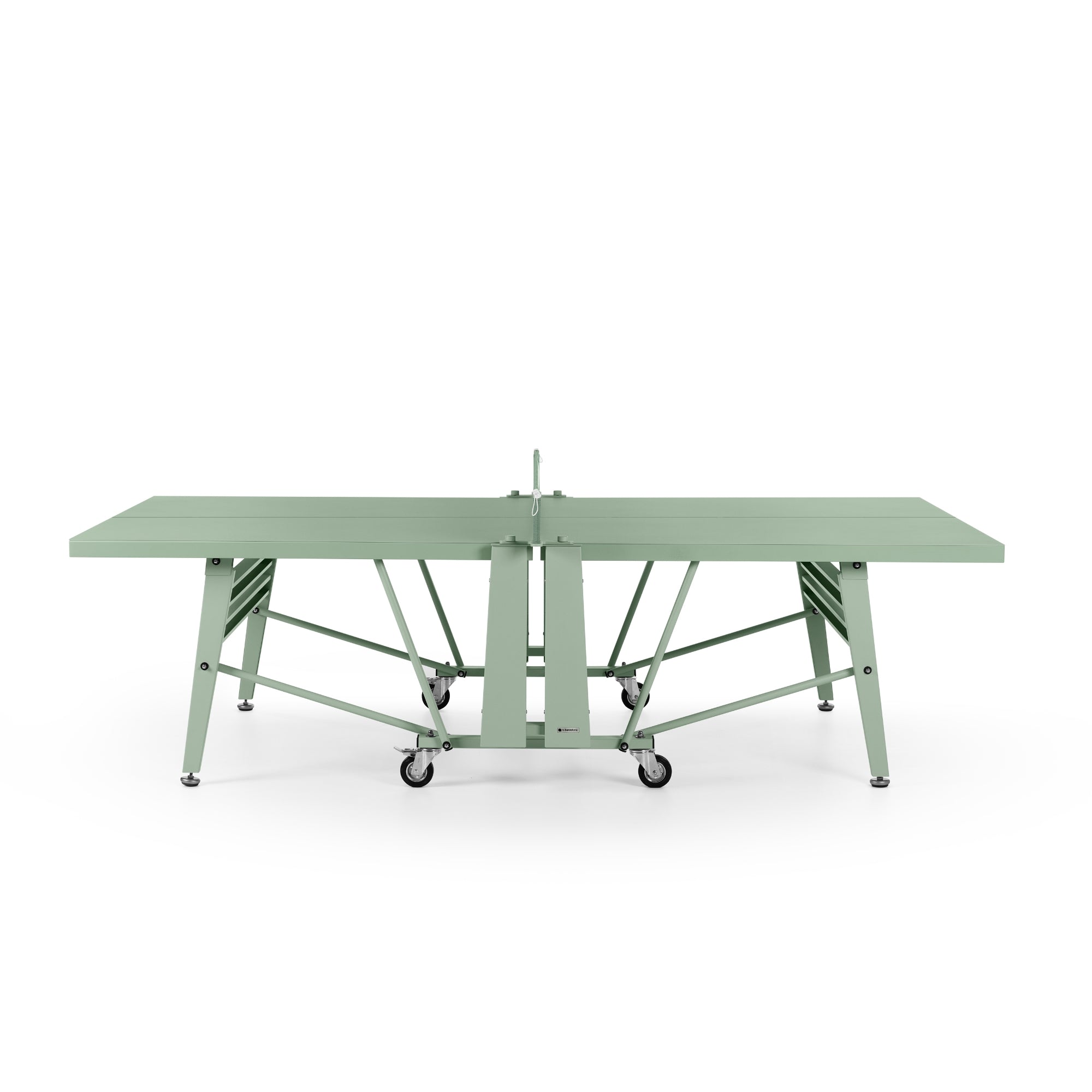 RS Barcelona Folding Ping Pong Table, Monochrome – Modern Game Table in Warm Sage