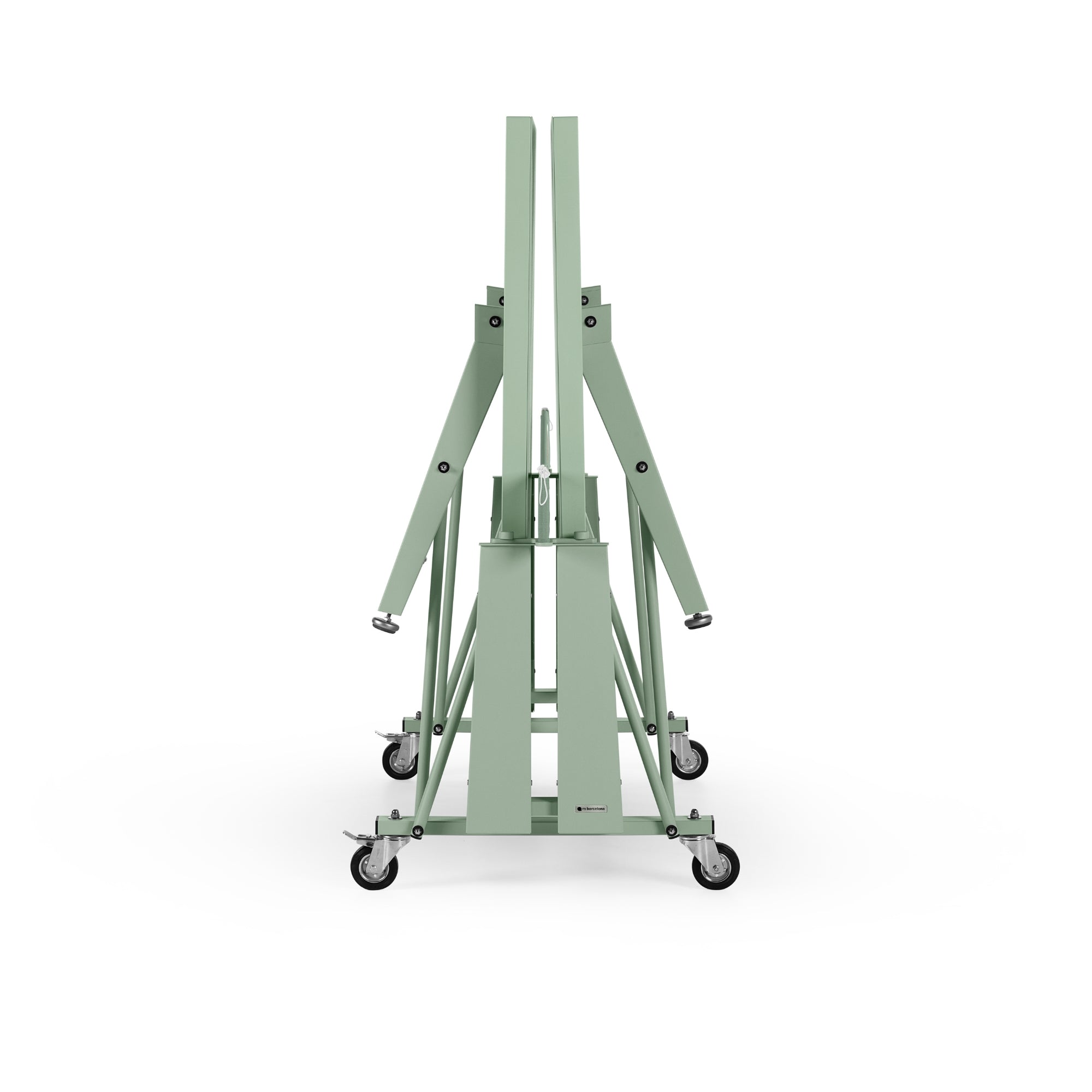 RS Barcelona Folding Ping Pong Table, Monochrome – Luxury Game Table in Warm Sage