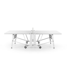 RS Barcelona Folding Ping Pong Table, Monochrome – Modern Game Table in White