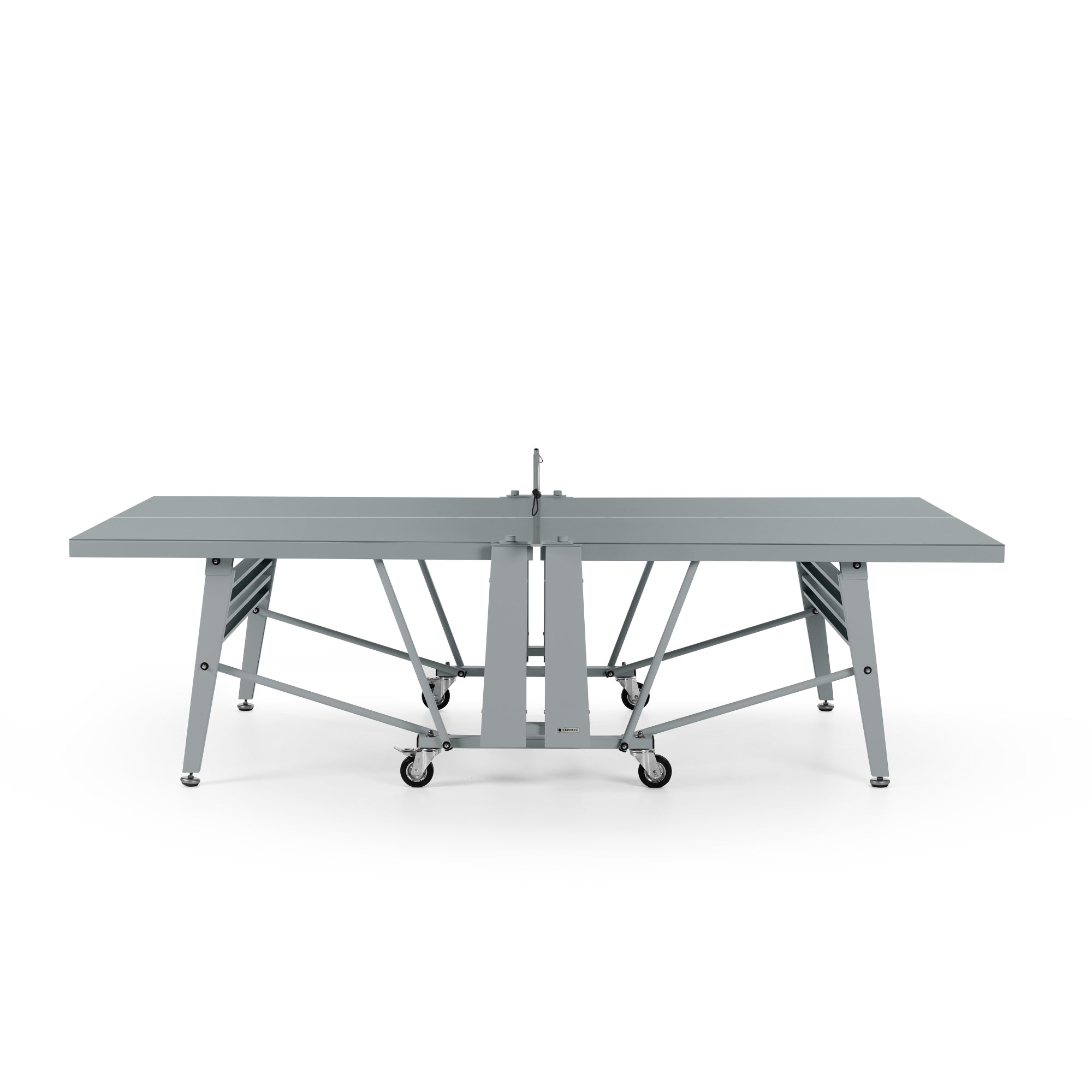 RS Barcelona Folding Ping Pong Table, Monochrome – Modern Game Table in Window Grey