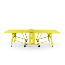 RS Barcelona Folding Ping Pong Table, Monochrome – Modern Game Table in Yellow