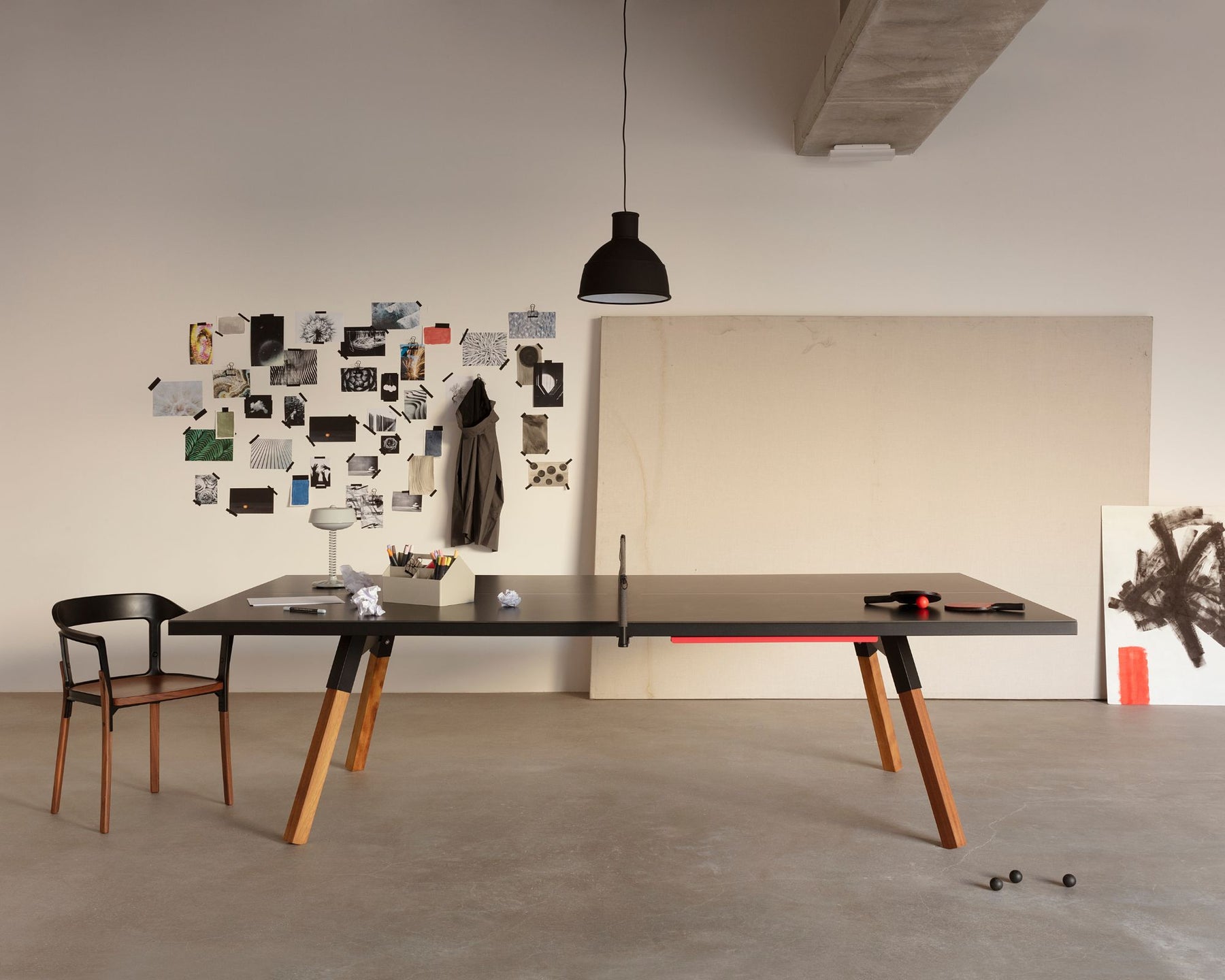 Black Ping Pong Table | DSHOP