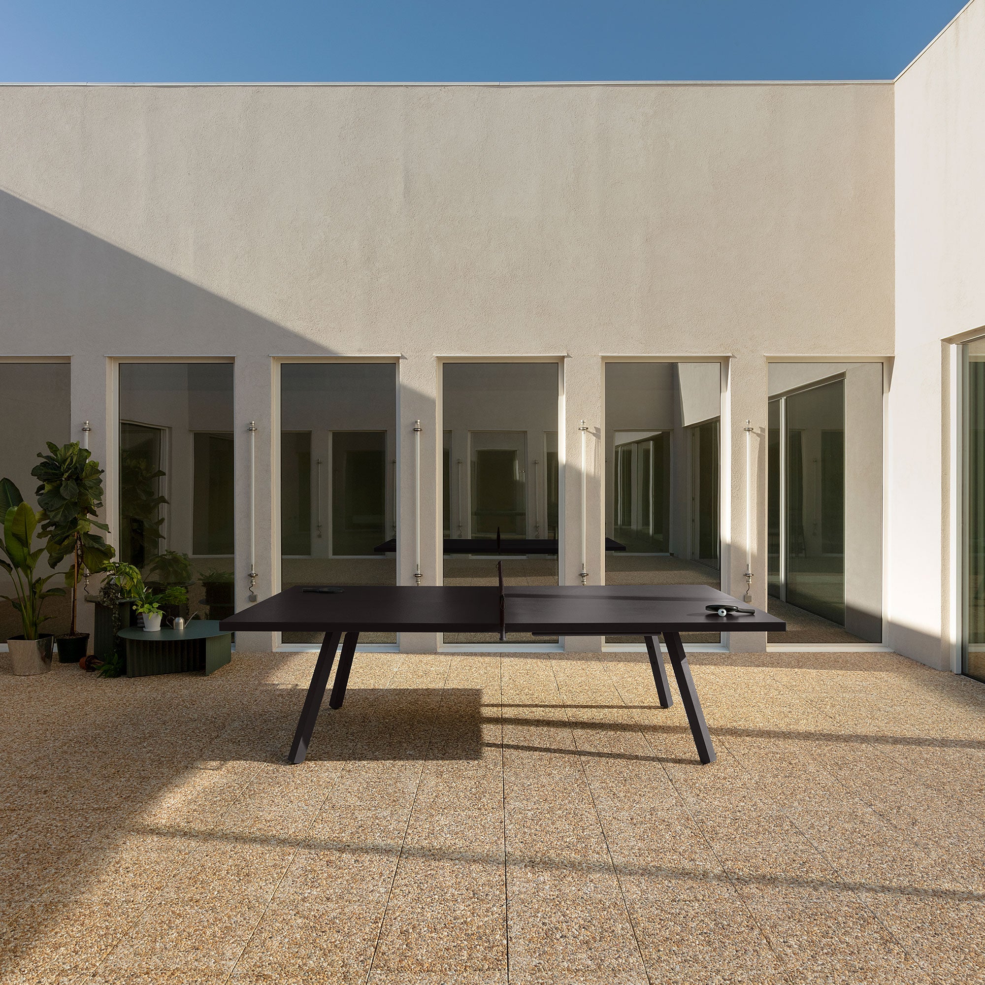 You & Me Ping Pong Table Monochrome Grey Brown | DSHOP