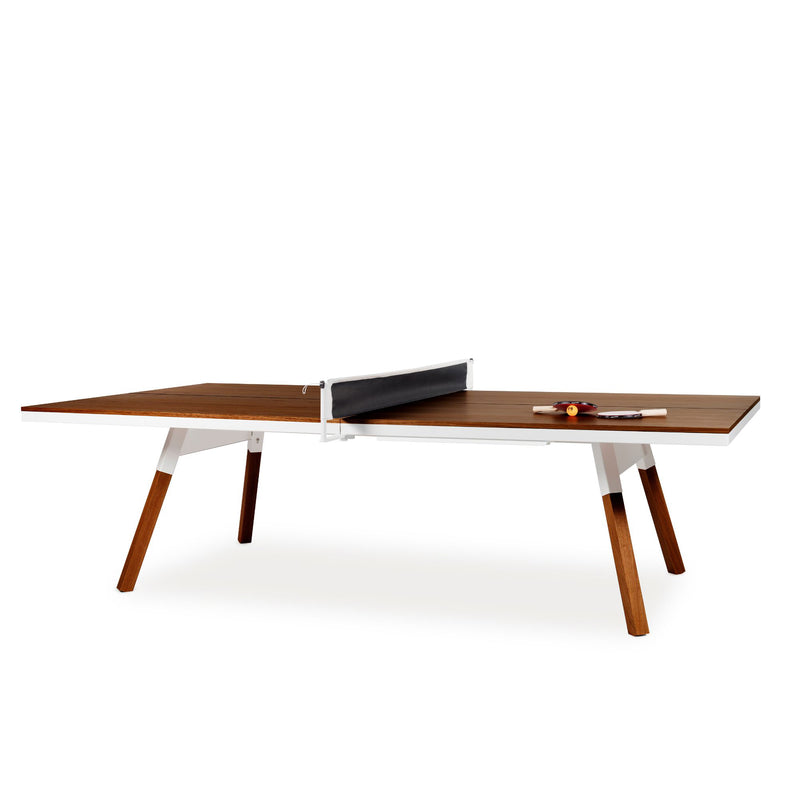 You & Me Ping Pong Table, Walnut / White | DSHOP