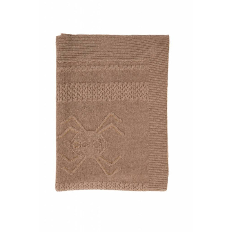 Aranea Cashmere Throw - Taupe