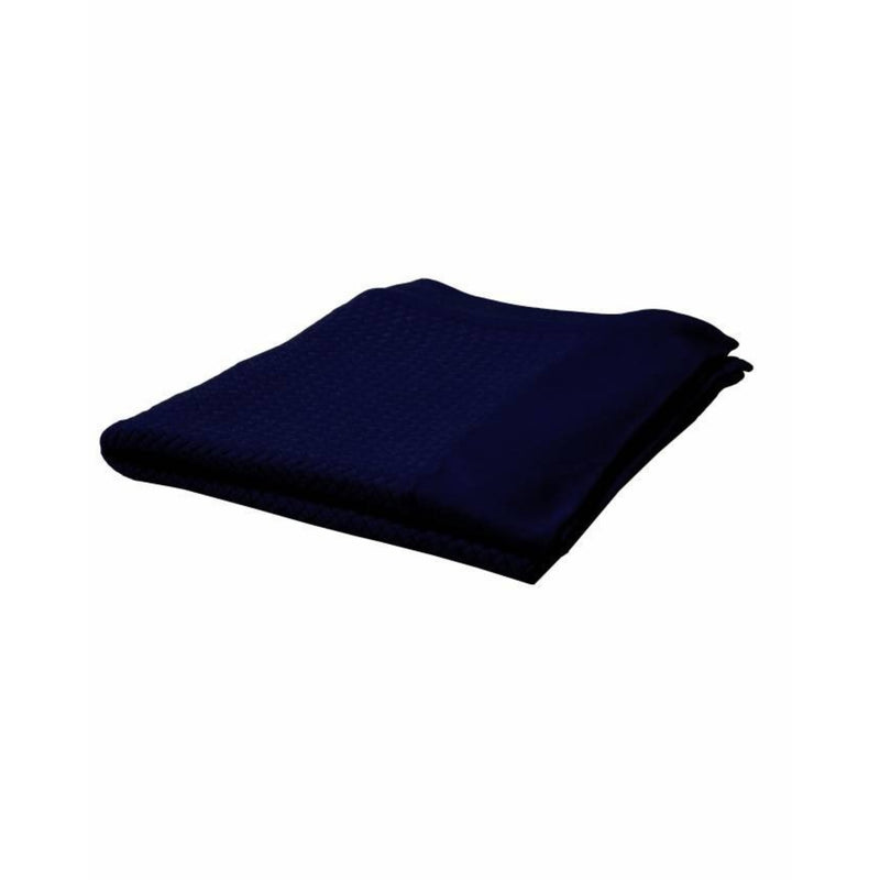 Navy Cashmere Throw | DSHOP