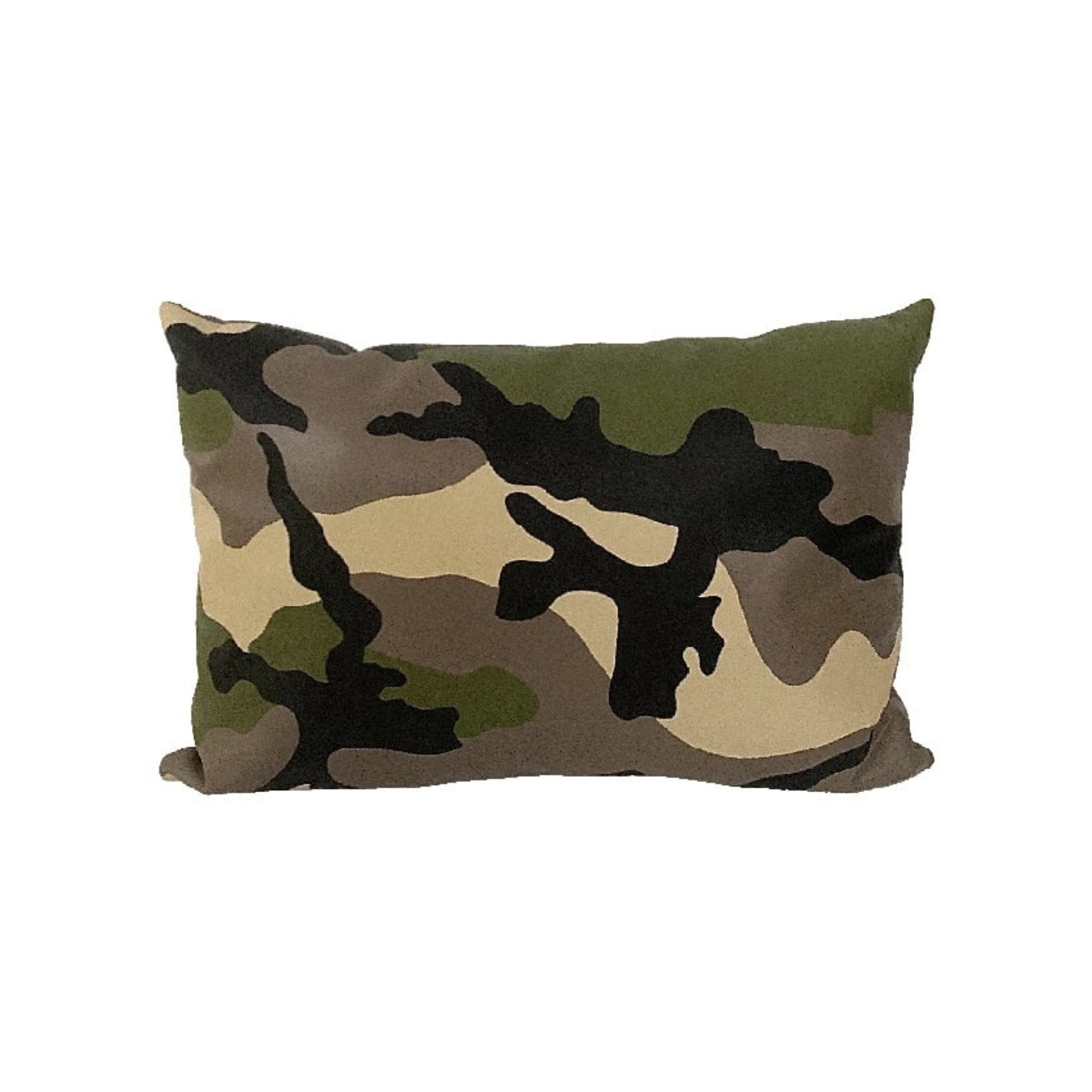 Camouflage Leather Pillow | DSHOP