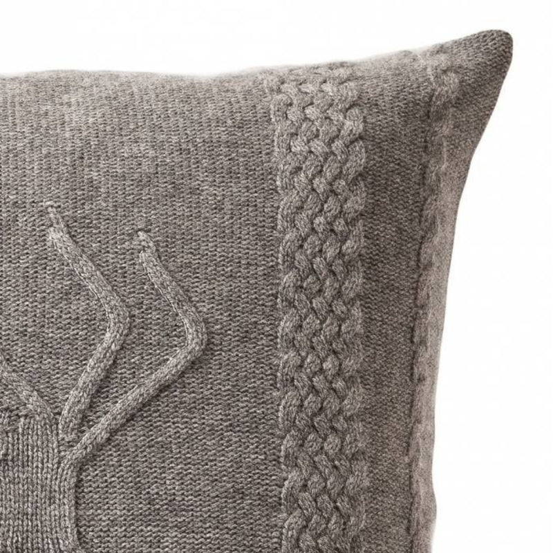 Rani Arabella Cashmere Aranea Pillow in Gray | DSHOP