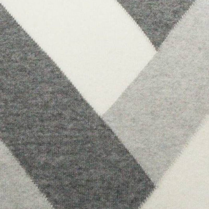 Cashmere V Pillow - Pearl, Gray, Ivory