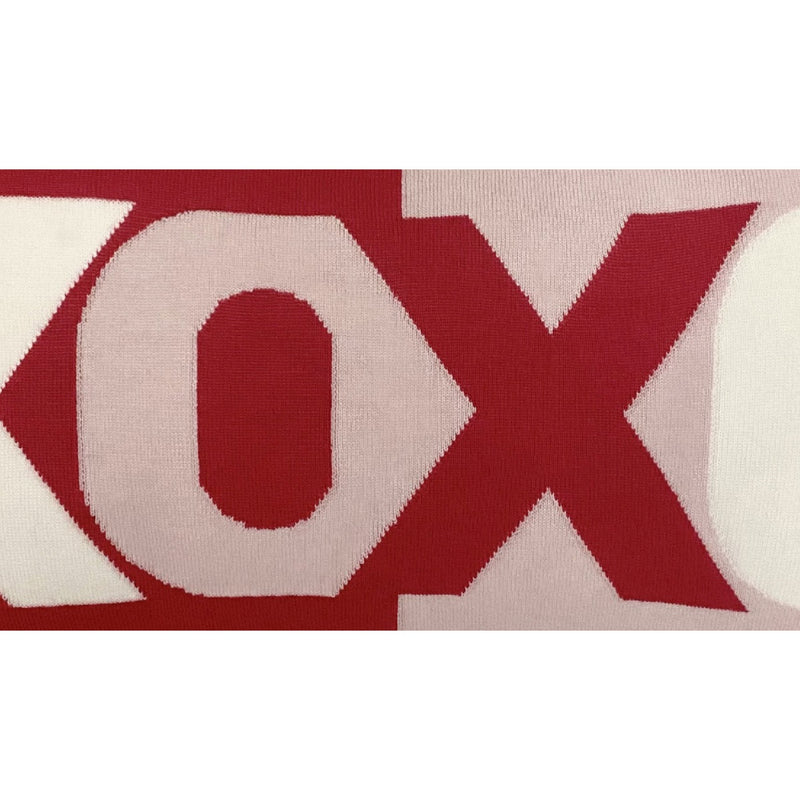 Cashmere XOXO Pillow - Pink by Rani Arabella | DSHOP