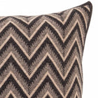 Dillon Cashmere Pillow - Anthracite & Beige