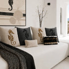 Duke Cotton Knit Throw - Anthracite Taupe by Rani Arabella | DSHOP