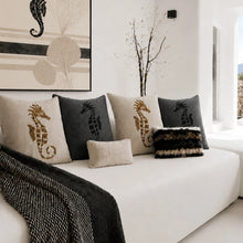 Duke Cotton Knit Throw - Anthracite Taupe by Rani Arabella | DSHOP