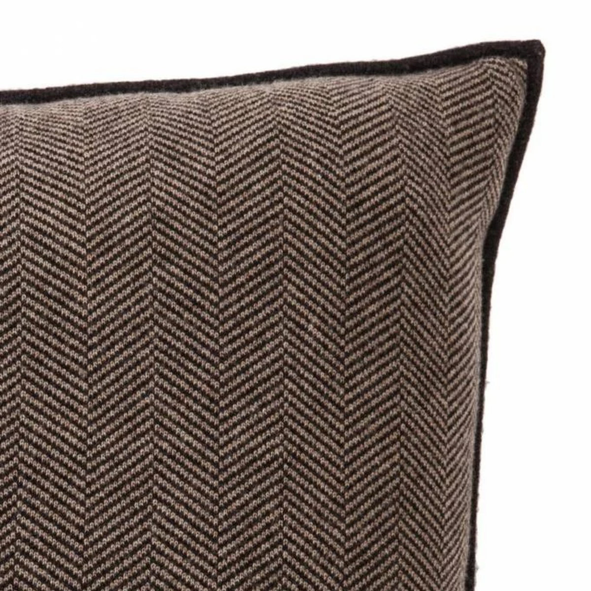 Henry Cashmere Blend Pillow - Anthracite Taupe by Rani Arabella | DSHOP