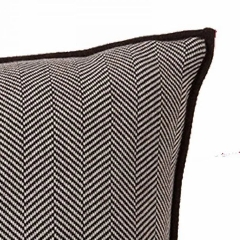Henry Cotton Pillow - Anthracite Beige by Rani Arabella | DSHOP