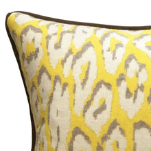 Rani Arabella Yellow Leopard Pillow | DSHOP