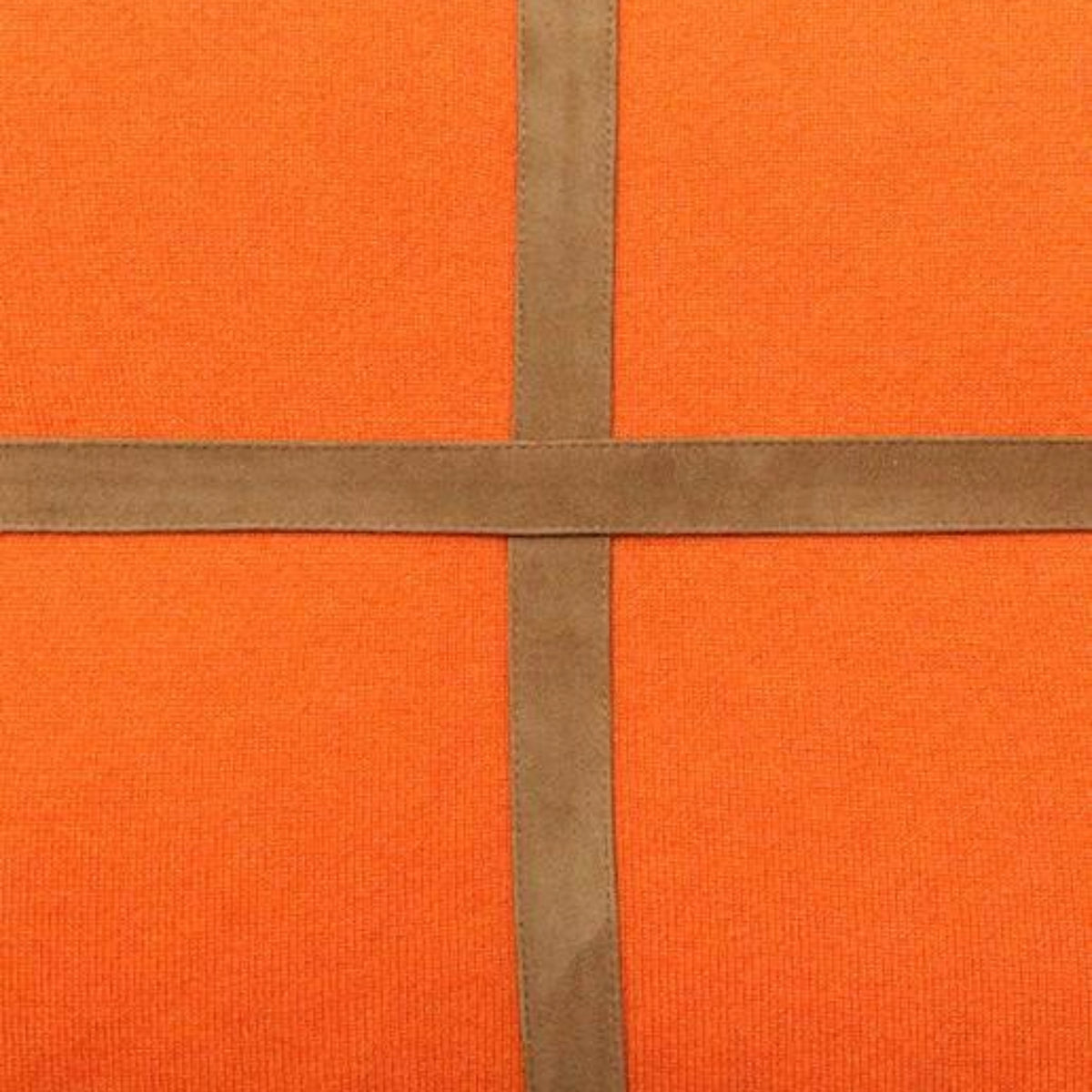 Rani Arabella Palermo Cashmere Pillow with Cross Suede | DSHOP