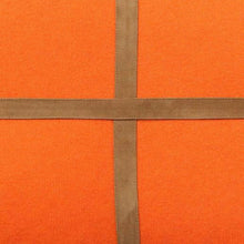 Rani Arabella Palermo Cashmere Pillow with Cross Suede | DSHOP
