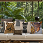 Regina Fur Pillow - Anthracite Gray by Rani Arabella | DSHOP