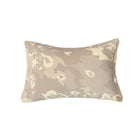 Silk Crepe Printed Leopard Lumbar Pillow - Gray | DSHOP