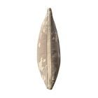 Silk Crepe Printed Leopard Lumbar Pillow - Gray by Rani Arabella | DSHOP