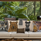 Venezia Fur Pillow - Brown by Rani Arabella | DSHOP