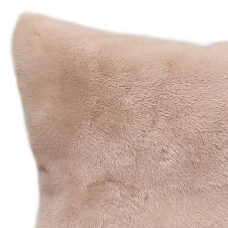 Venezia Fur Pillow - Pink by Rani Arabella | DSHOP