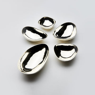 Pebble Bowls - Silver | DSHOP