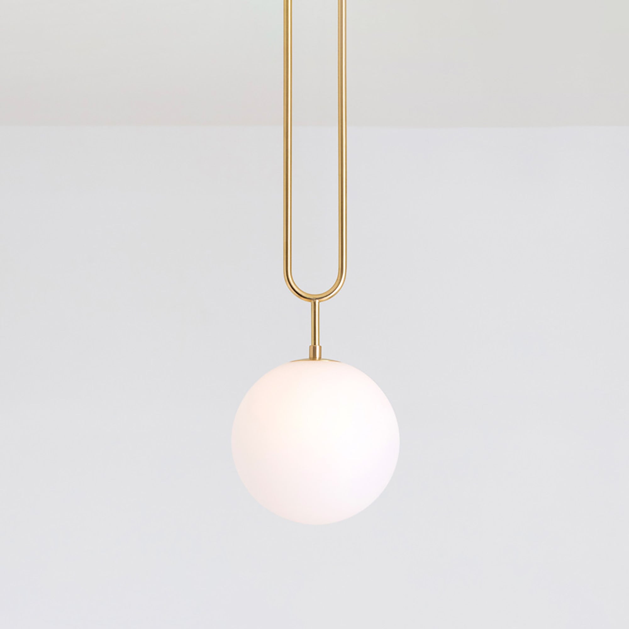 Koko Fixed Pendant Light - Brushed Brass