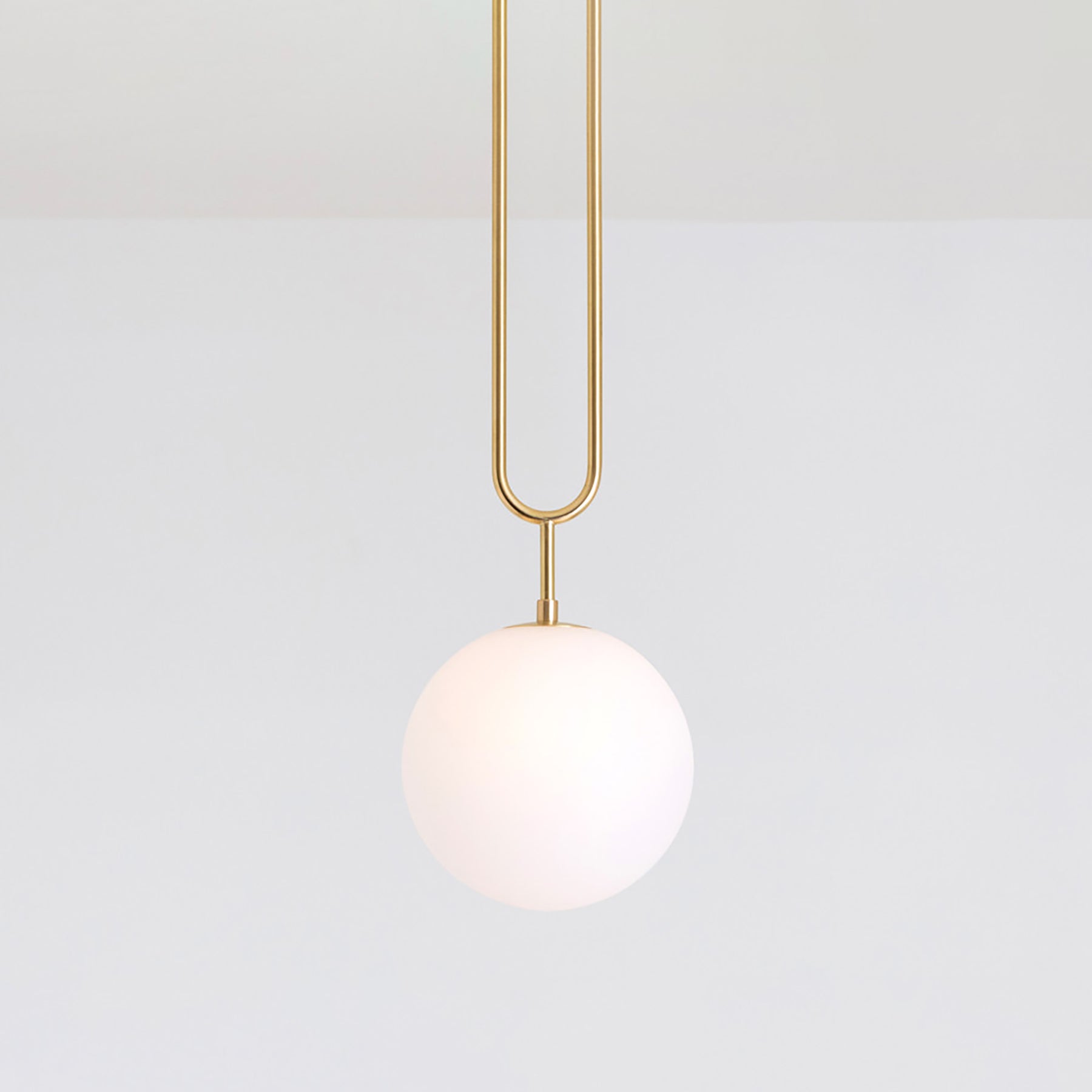 Koko Fixed Pendant Light - Brushed Brass