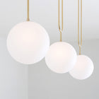 Koko Fixed Pendant Lighting - Brushed Brass