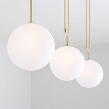 Koko Fixed Pendant Lighting - Brushed Brass