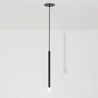 Thin Black Pendant Light