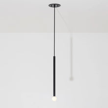Thin Black Pendant Light