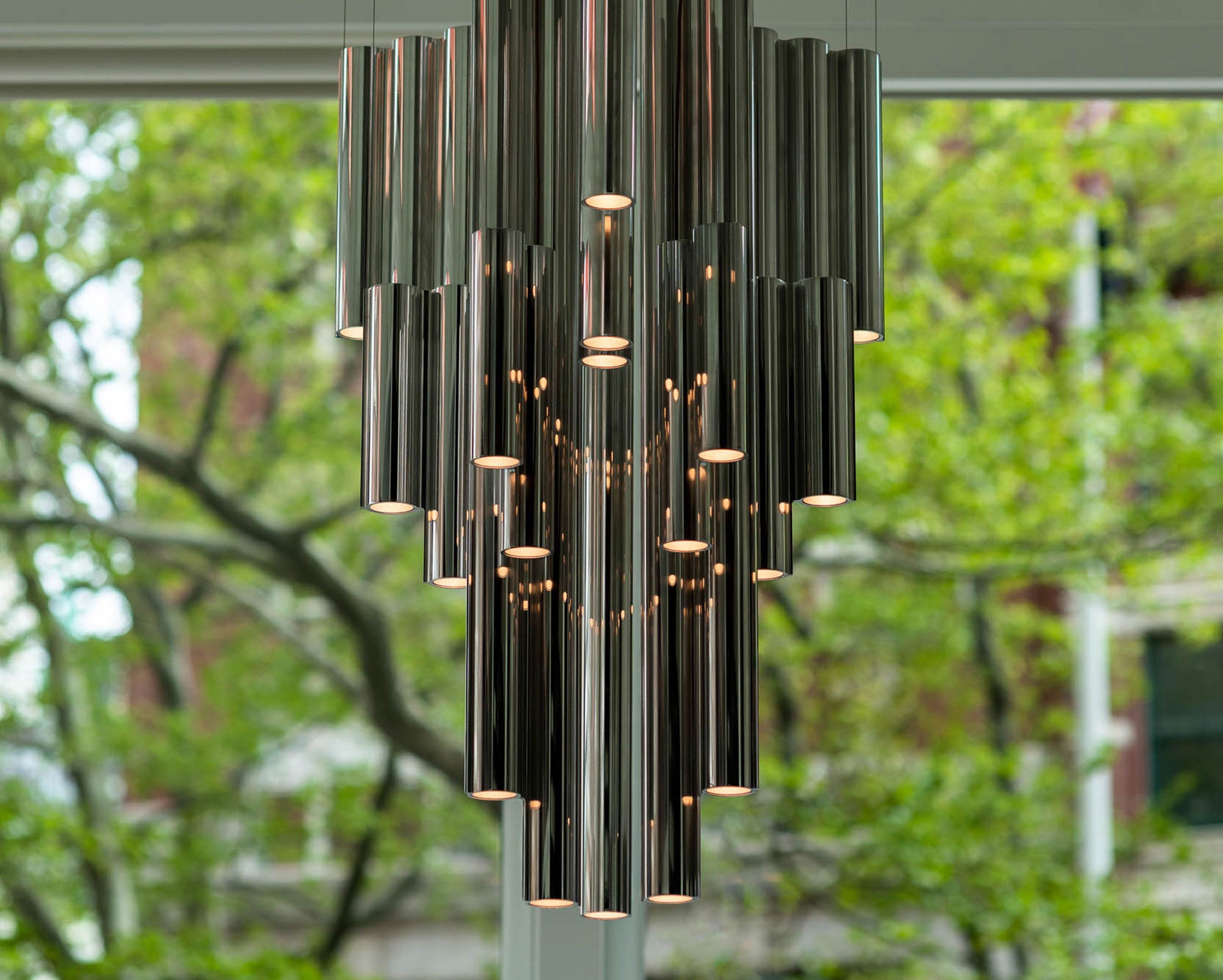 Modern Silver Chandelier | DSHOP