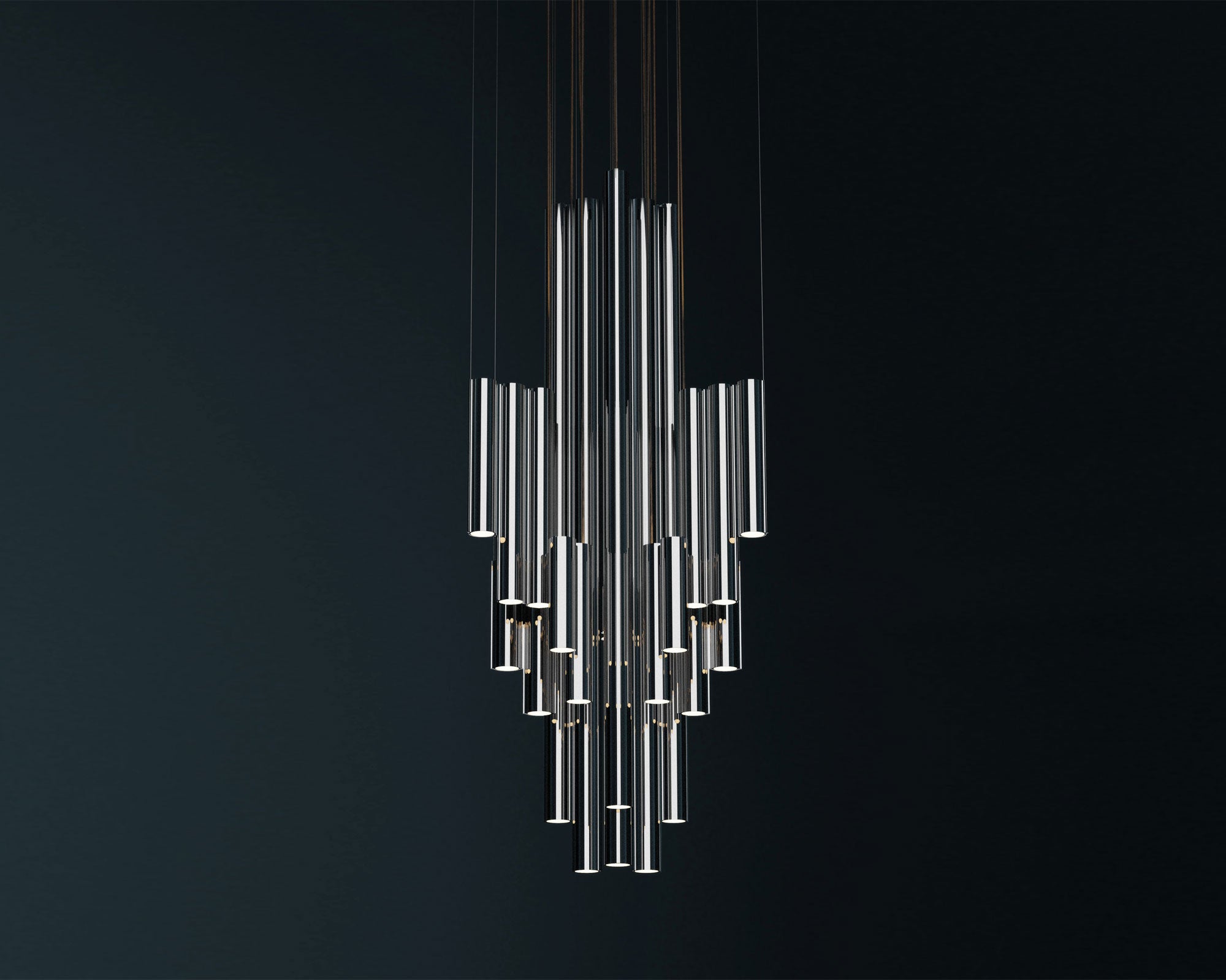 Modern Silver Chandelier | DSHOP