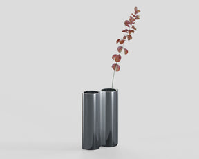 Silo Polished Aluminum Vase | DSHOP