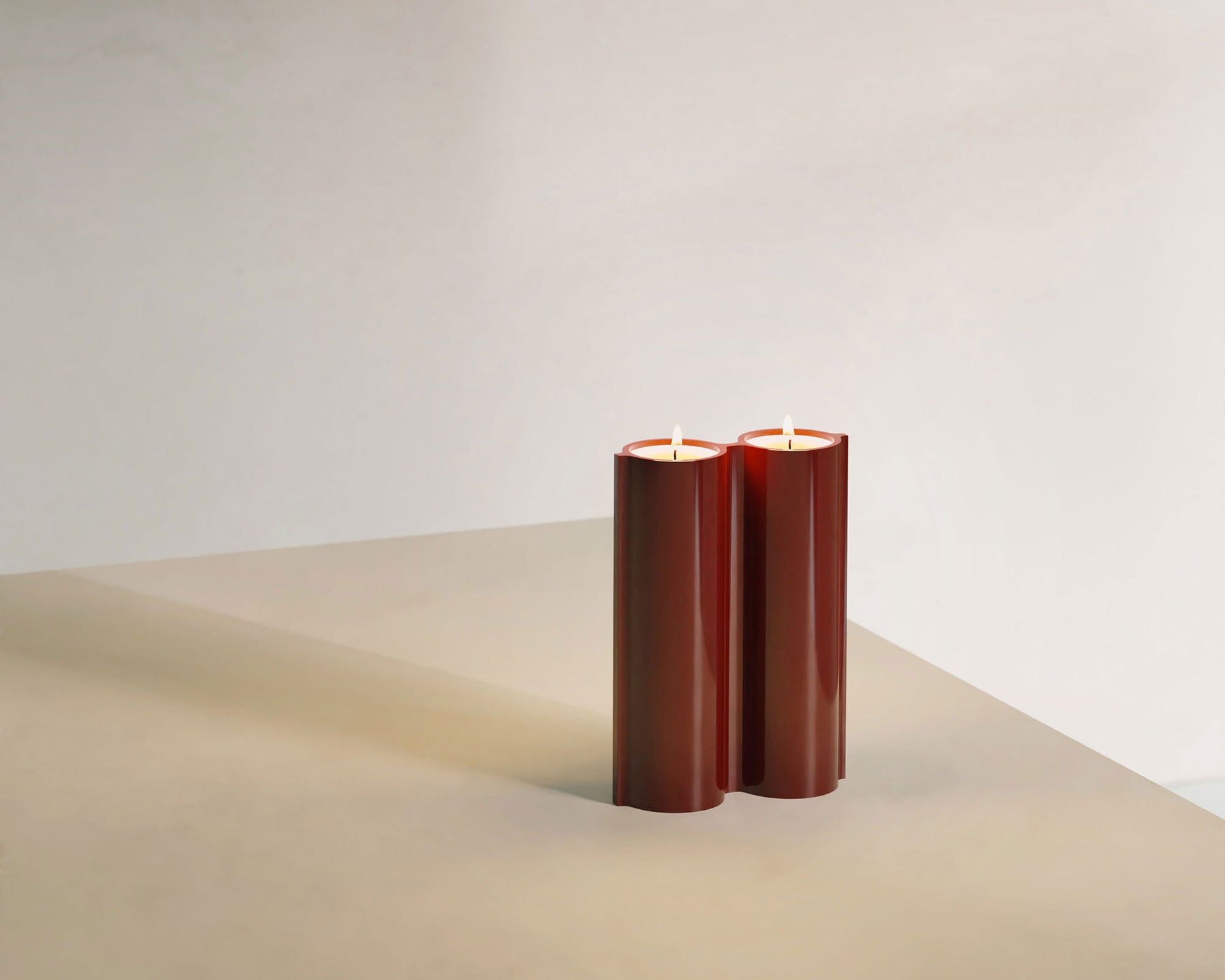 Silo Candle Holders in Oxblood | DSHOP