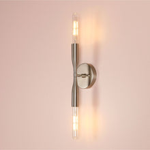 Industrial Nickel Sconce