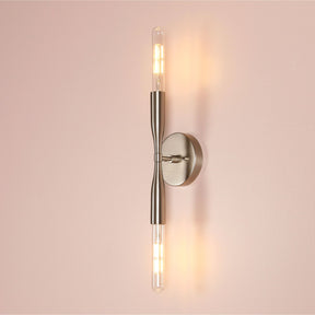 Industrial Nickel Sconce
