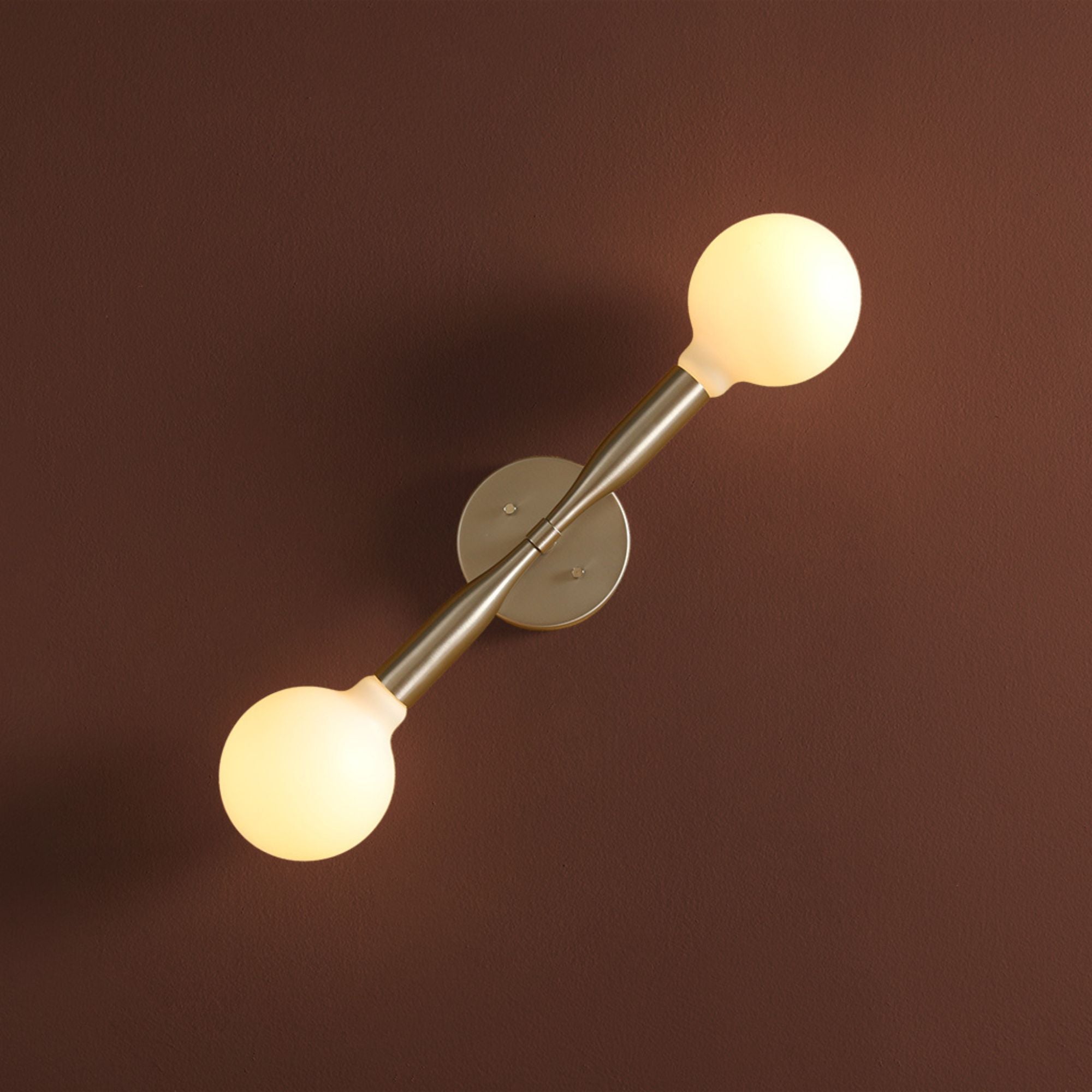 Modern Nickel Wall Lamp
