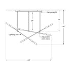 Sorenthia Triple Chandelier