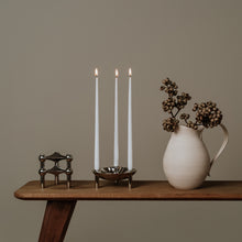 Chrome Bowl Candle Holder