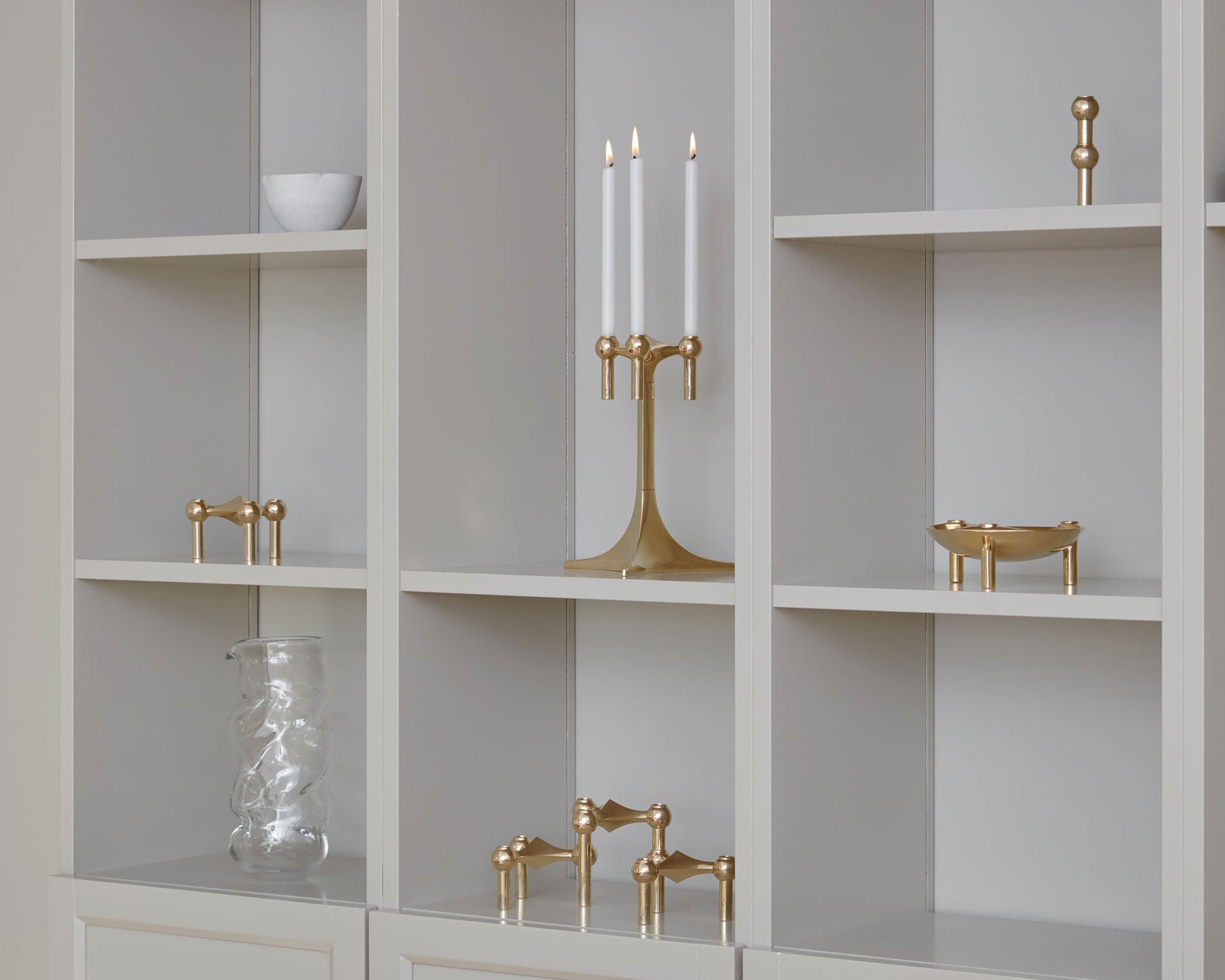 Modern Brass Candle Holders | DSHOP